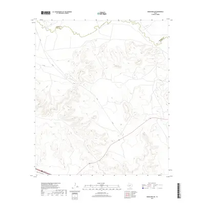 2019 Map of Indian Mesa NE, 2019 Print
