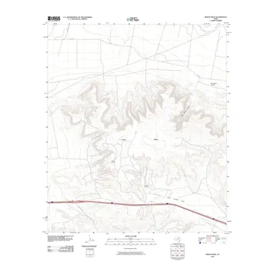 2010 Map of Indian Mesa, 2010 Print