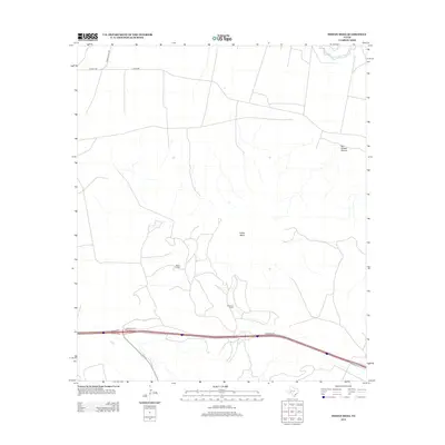 2012 Map of Indian Mesa, 2012 Print