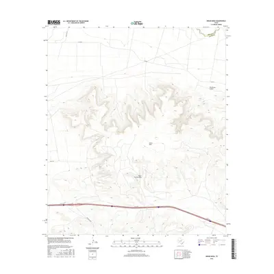 2016 Map of Indian Mesa, 2016 Print