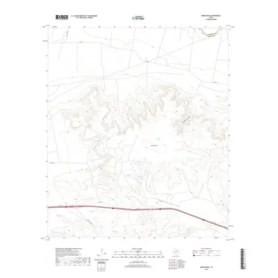 2019 Map of Indian Mesa, 2019 Print