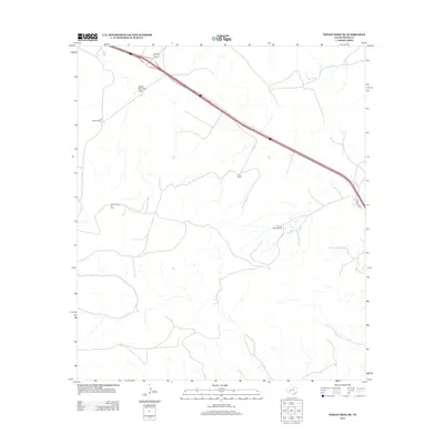 2012 Map of Indian Mesa SE, 2012 Print