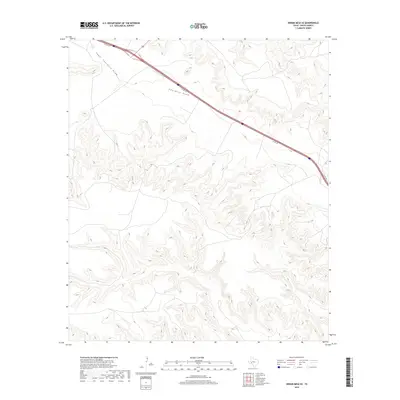 2019 Map of Indian Mesa SE, 2019 Print