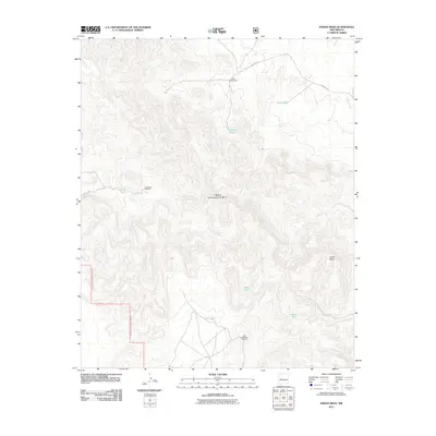 2011 Map of Indian Mesa, 2011 Print