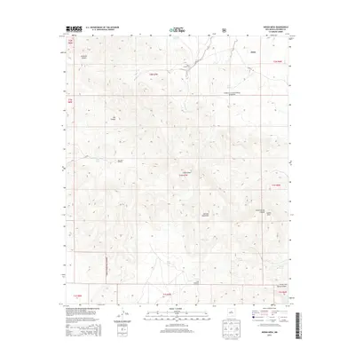 2013 Map of Indian Mesa, 2013 Print