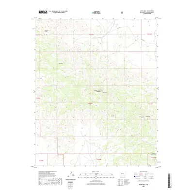 2020 Map of Indian Mesa, 2020 Print