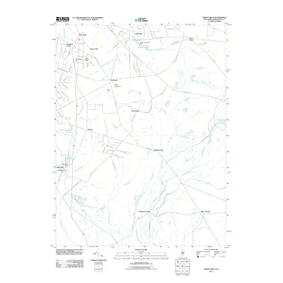 2011 Map of Indian Mills, 2011 Print