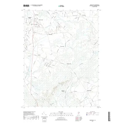 2019 Map of Indian Mills, 2019 Print