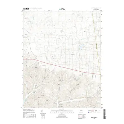 2016 Map of Indian Mound, 2016 Print