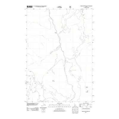 2011 Map of Indian Mountain, 2011 Print