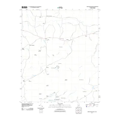 2011 Map of Indian Mountain, 2011 Print