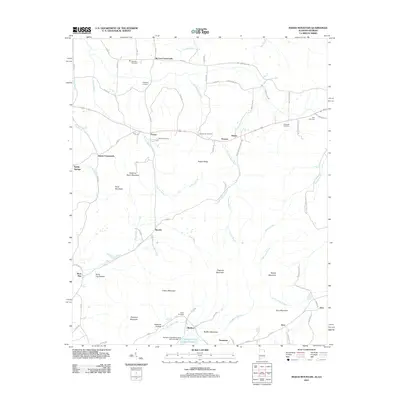 2011 Map of Indian Mountain, 2011 Print