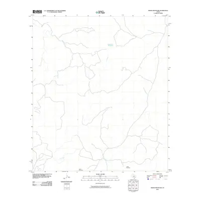 2010 Map of Indian Mountain, 2010 Print