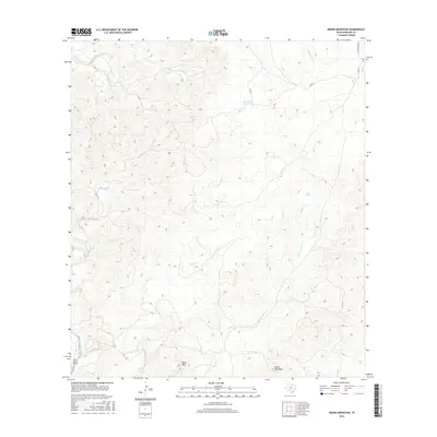 2016 Map of Indian Mountain, 2016 Print