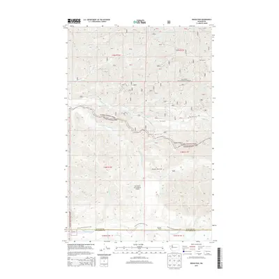 2014 Map of Indian Pass, 2014 Print