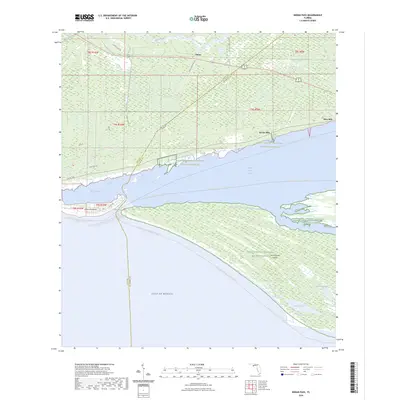 2024 Map of Indian Pass, 2024 Print
