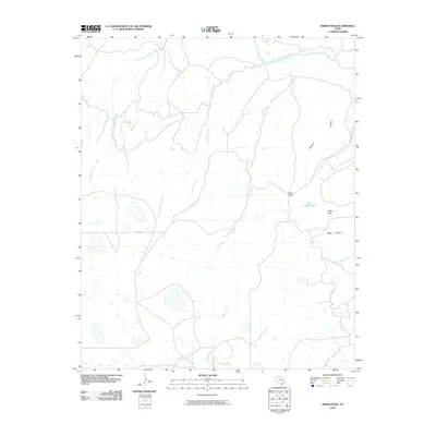 2010 Map of Indian Peak, 2010 Print