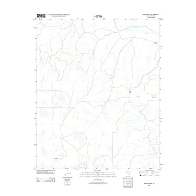 2012 Map of Indian Peak, 2012 Print