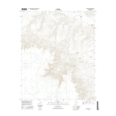 2016 Map of Indian Peak, 2016 Print