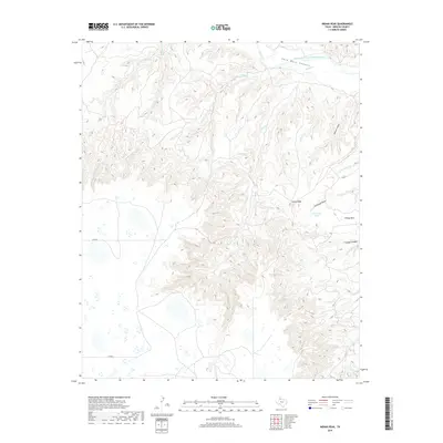 2019 Map of Indian Peak, 2019 Print