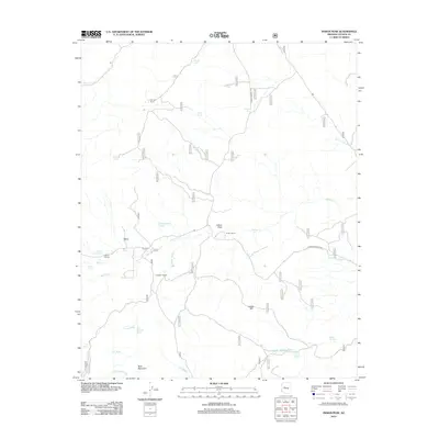 2012 Map of Indian Peak, 2012 Print