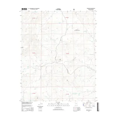 2014 Map of Indian Peak, 2014 Print