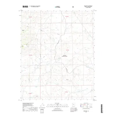 2018 Map of Indian Peak, 2018 Print