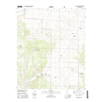 2017 Map of Indian Peaks East, 2017 Print