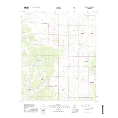 2020 Map of Indian Peaks East, 2020 Print