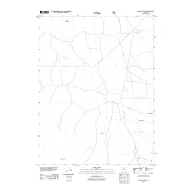 2011 Map of Indian Peaks, 2011 Print