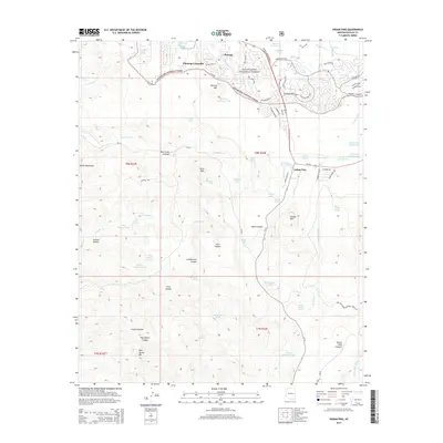 2014 Map of Indian Pine, 2014 Print