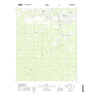 2018 Map of Indian Pine, 2018 Print