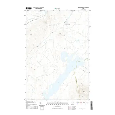 2014 Map of Indian Pond North, 2014 Print