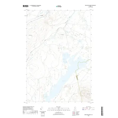 2018 Map of Indian Pond North, 2018 Print