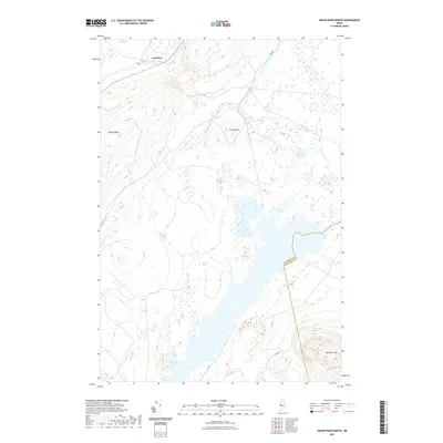 2021 Map of Indian Pond North, 2021 Print
