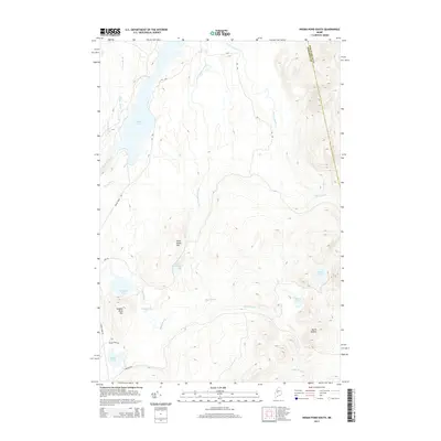 2014 Map of Indian Pond South, 2014 Print