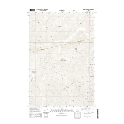 2013 Map of Indian Postoffice, 2013 Print