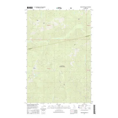 2017 Map of Indian Postoffice, 2017 Print