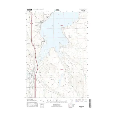 2017 Map of Indian River, 2017 Print