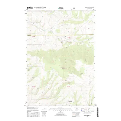2017 Map of Indian Spring, 2017 Print