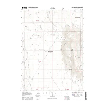 2015 Map of Indian Spring Mountain, 2015 Print