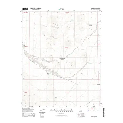 2015 Map of Indian Spring, 2015 Print