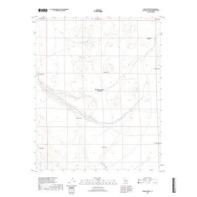 2018 Map of Indian Spring, 2018 Print