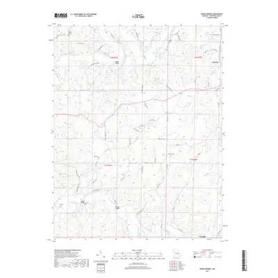 2017 Map of Indian Springs, 2017 Print