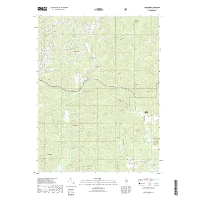 2019 Map of Indian Springs, 2019 Print