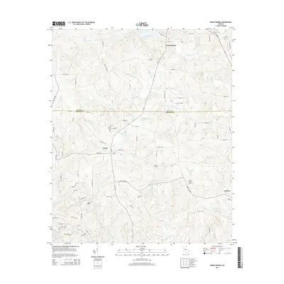 2014 Map of Indian Springs, 2014 Print