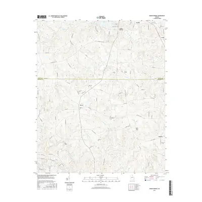 2017 Map of Indian Springs, 2017 Print