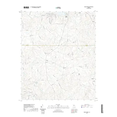 2020 Map of Indian Springs, 2020 Print