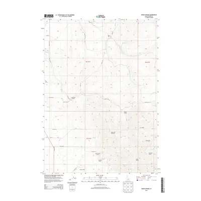2013 Map of Indian Springs, 2013 Print