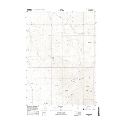 2017 Map of Indian Springs, 2017 Print